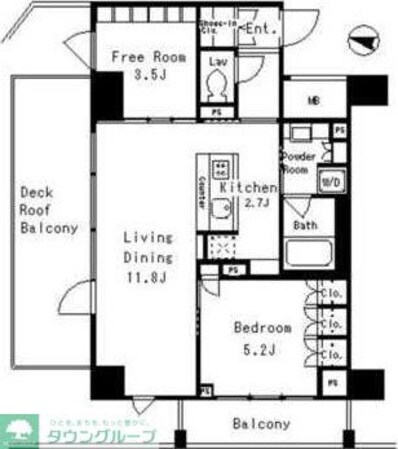 MFPRコート目黒南の物件間取画像